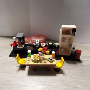 Kitchen & Accessories Assembled Building Blocks  (NOT LEGOS 🚫)